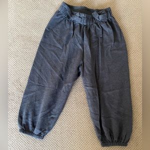 Black ZARA balloon joggers Girls size 3-4